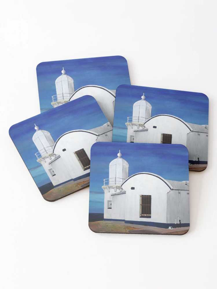 Thumbnail 1 of 5, Coasters (Set of 4), Tacking Point Lighthouse designed and sold by Margo Humphries.