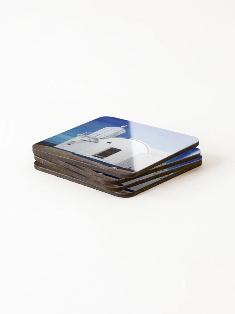 Thumbnail 4 of 5, Coasters (Set of 4), Tacking Point Lighthouse designed and sold by Margo Humphries.