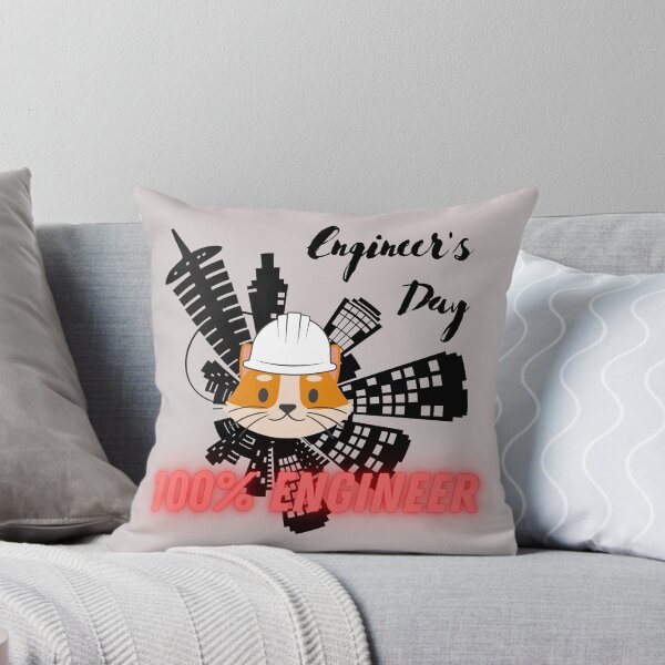 Item preview, 100% Engineer. Engineer Cat to celebrate professionals on Engineers Day. proud to be an engineer designed and sold by EMIPRINCESS.