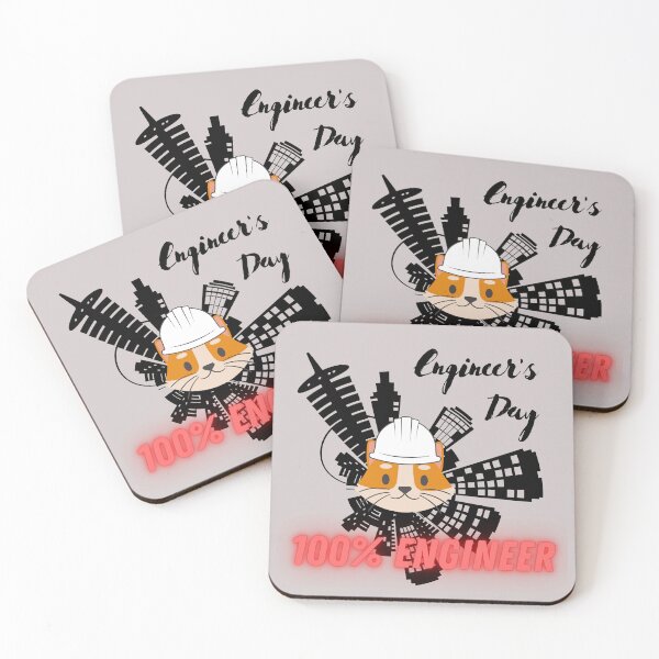 Item preview, 100% Engineer. Engineer Cat to celebrate professionals on Engineers Day. proud to be an engineer designed and sold by EMIPRINCESS.