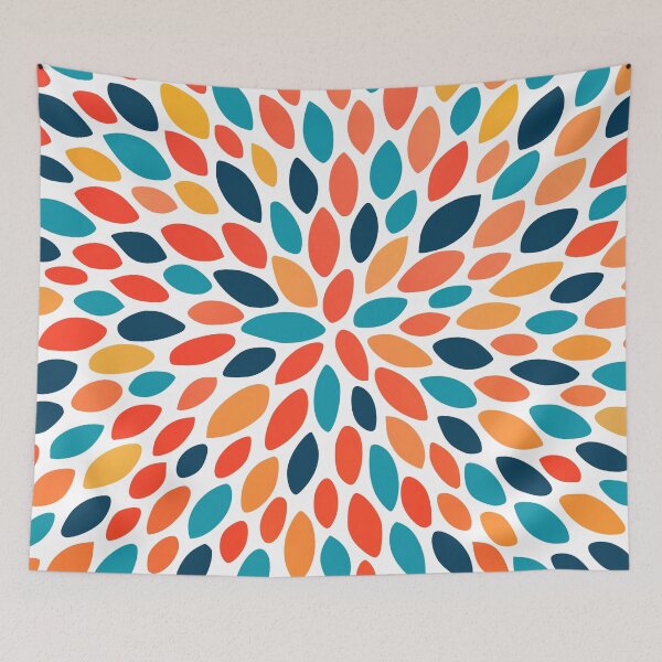 Aperçu de l'œuvre Colorful Floral Bloom créée et vendue par meggydesigns.