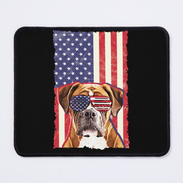 Item preview, Boxer American Flag - 4th of July designed and sold by csoDesign.