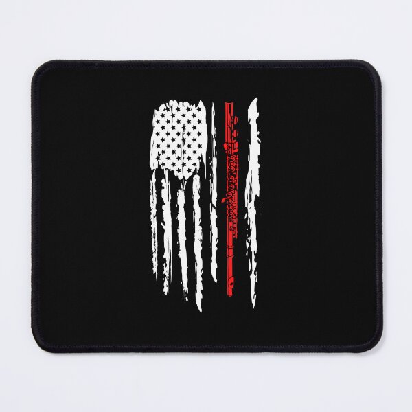 Item preview, American Flag Flute For Flute Player And Jazz Musicians As A Flutist designed and sold by Funwithmusic.