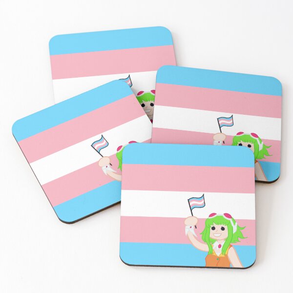 Item preview, Trans Flag Gumi Megpoid designed and sold by Vee-s-World-111.