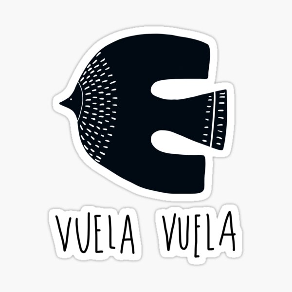 Vuela fly mindful bird  Sticker