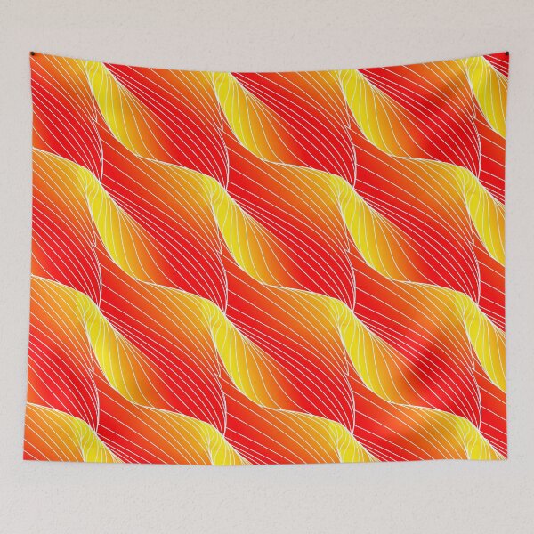 Item preview, Leafy Fire Wave  designed and sold by OCarciente.