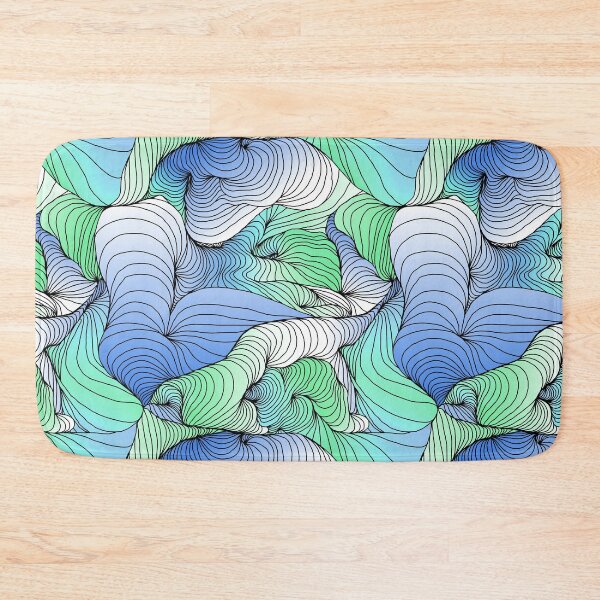 Item preview, Winding Relaxation - Blue and Green designed and sold by OCarciente.
