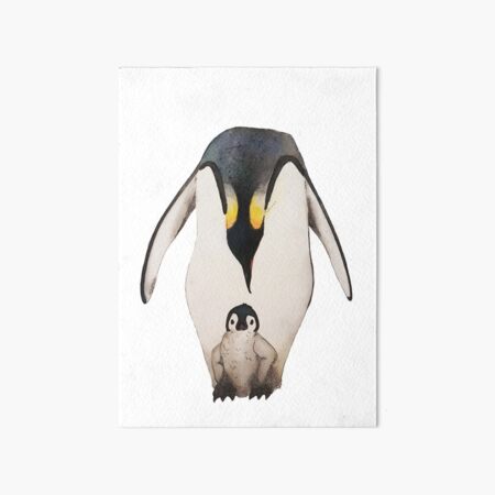 Penguin Black Art Board Prints Redbubble - cyber penguin tux roblox