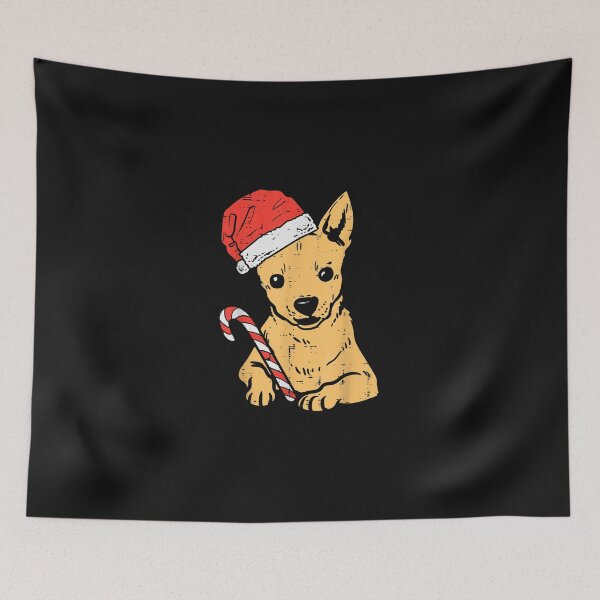 Item preview, Santa Hat Chihuahua Chiwawa Dog Christmas Pajamas  designed and sold by maginnbealric.