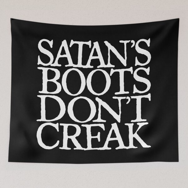 Item preview, Satan's boots don't creak v.7 designed and sold by x1brett.