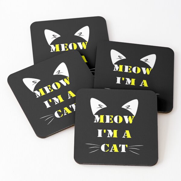 Item preview, MEOW I M A CAT FUNNY CAT LOVER GIFT designed and sold by sobriowslen.