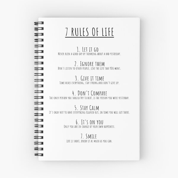 Item preview, Motivation - 7 Rules of Life designed and sold by hiunlimit.