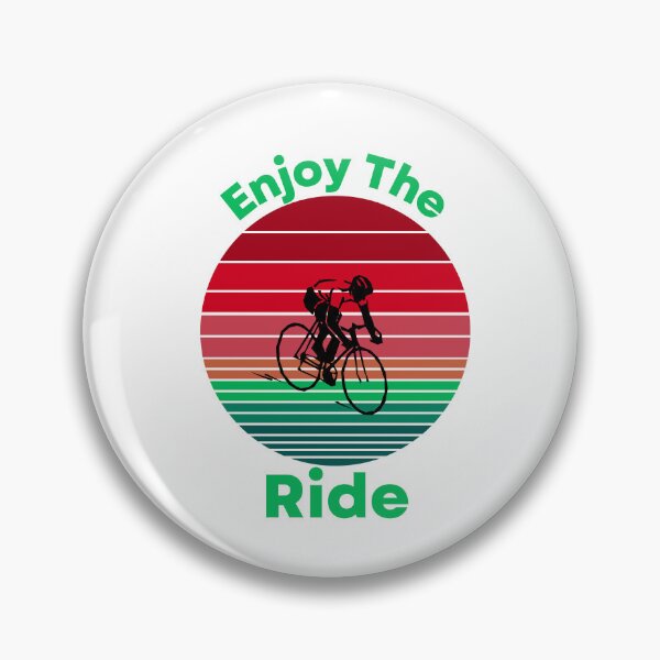 Item preview, Enjoy the Ride Inspirational Cycling Quote designed and sold by Queen1120.