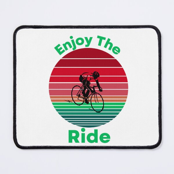 Item preview, Enjoy the Ride Inspirational Cycling Quote designed and sold by Queen1120.