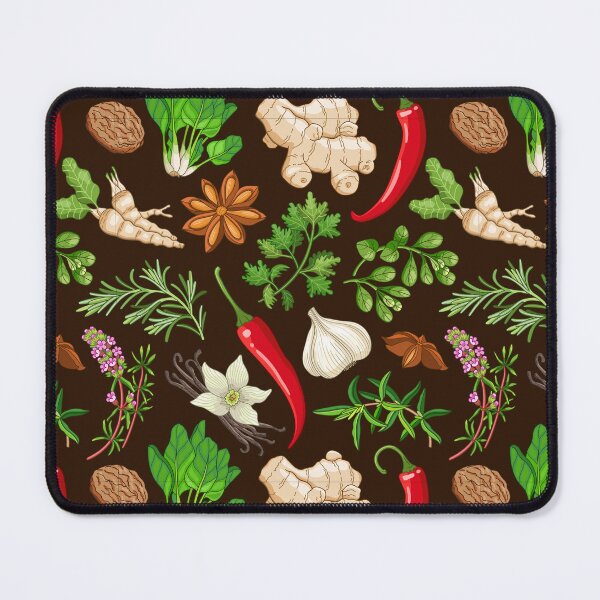 Item preview, Herbs and Spices Pattern designed and sold by Alicia Chee.