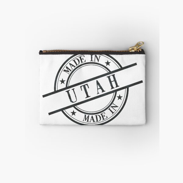 Item preview, Made In Utah Stamp Style Logo Symbol Black designed and sold by surgedesigns.