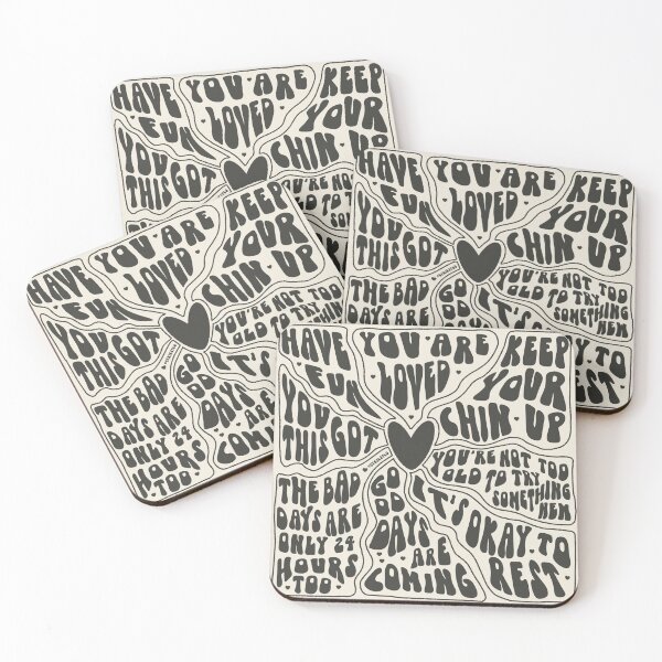 Item preview, Groovy Affirmations designed and sold by bykirstco.