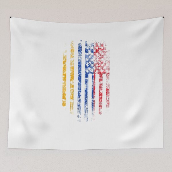 Item preview, Armenian and American Flag Combo Distressed Design designed and sold by ockshirts.