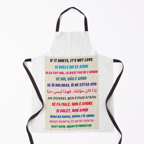 Item preview, If it hurts it's not love - clear designed and sold by MilenaArts.