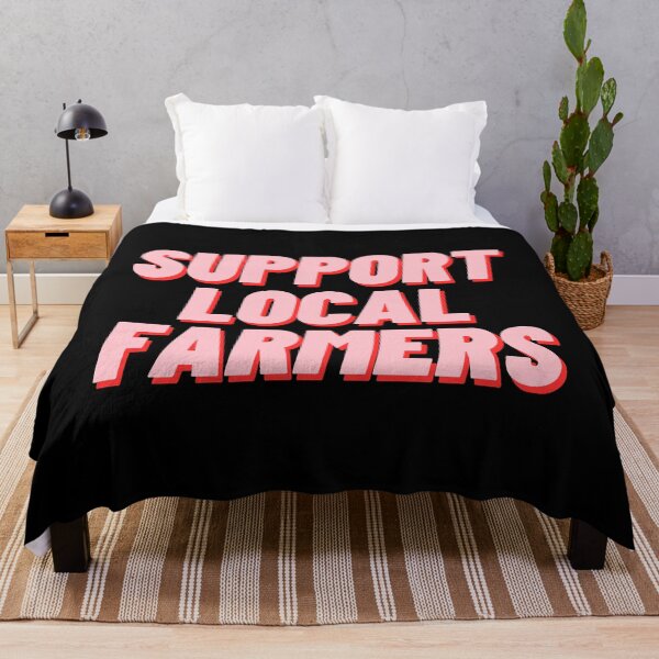 Item preview, Support Local Farmers Sticker designed and sold by MarcelleWyman.