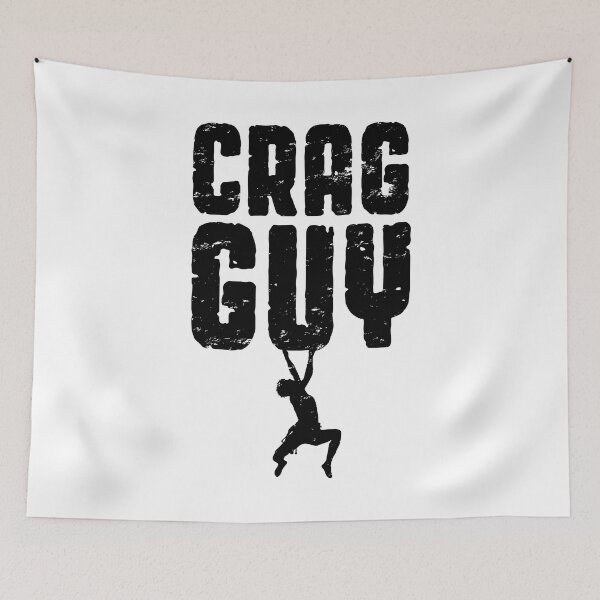 Item preview, Crag Guy Rock Climbing Bouldering Funny Climber Boy designed and sold by GrandeDuc.