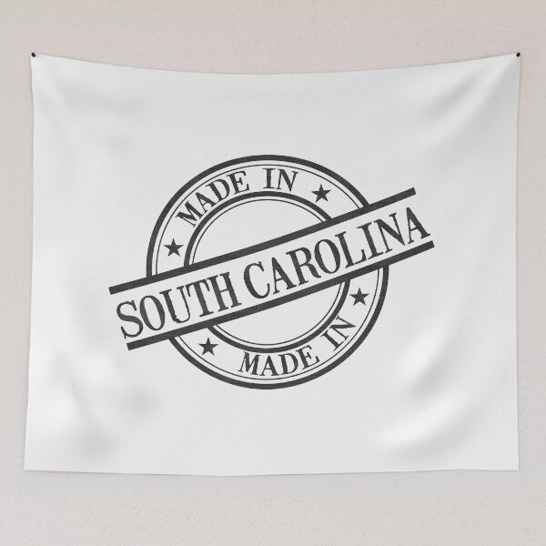 Item preview, Made In South Carolina Stamp Style Logo Black designed and sold by surgedesigns.