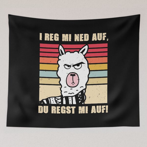 Item preview, Lama I Reg Mi Ned Auf Du Regst Mi Auf Geschenk Alpaka  designed and sold by Lenny Stahl.