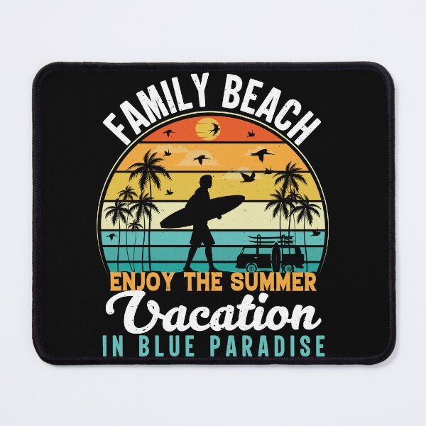 Item preview, Family beach enjoy the summer vacation in the blue paradise Tshirt for Summer Holiday ,Family Beach Shirt and Surf Lovers  designed and sold by iynoo.
