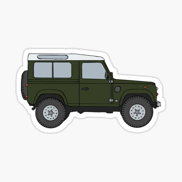 Artikel-Vorschau von Defender 90 Geländewagen - British Racing Green, designt und verkauft von littleparis.