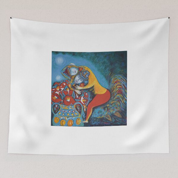 Item preview, Love Rooster With His Love Bird.vase flowers.  designed and sold by Vincent Loverso.