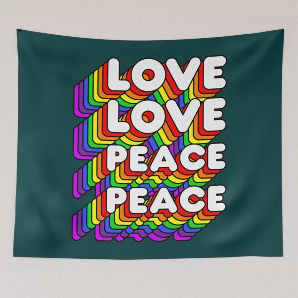 Item preview, LOVE LOVE PEACE PEACE   designed and sold by WoodwardCarwyn.