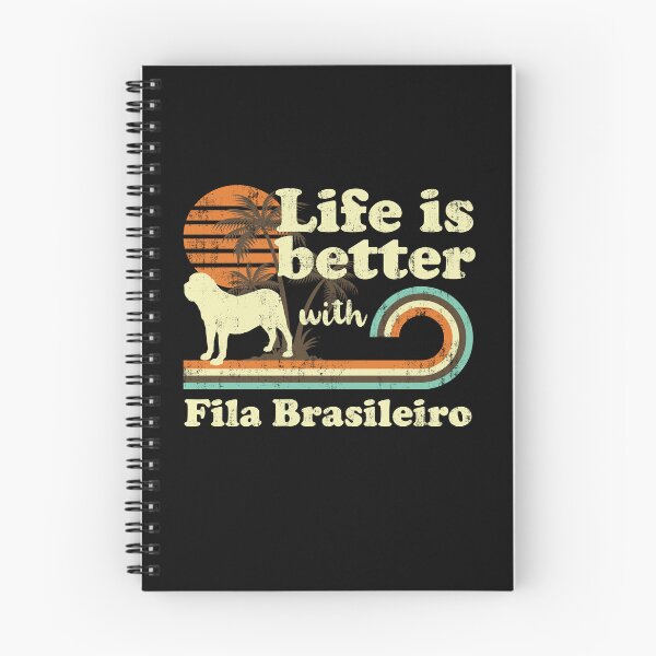 Item preview, Life is Better with Fila Brasileiro Dog Vintage designed and sold by rafaeltto.