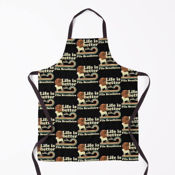Item preview, Life is Better with Fila Brasileiro Dog Vintage designed and sold by rafaeltto.