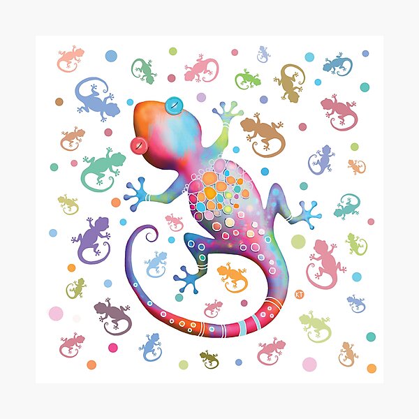 Gecko Photographic Print