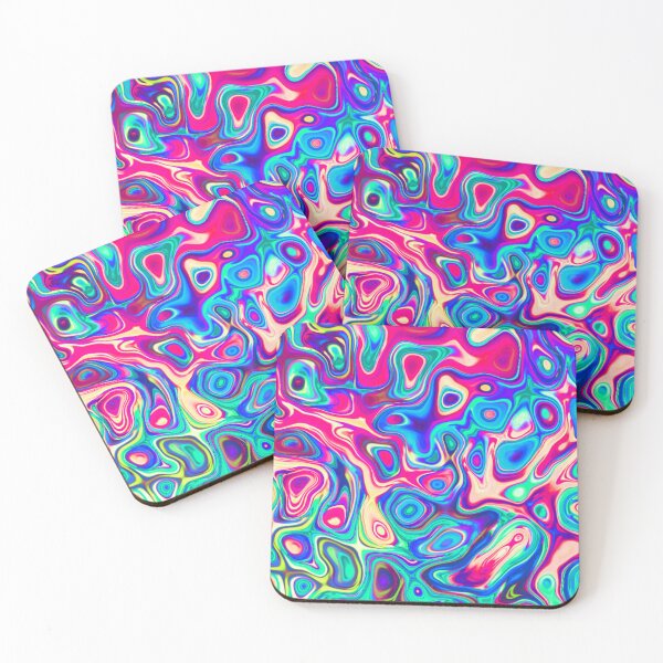 Item preview, Psychedelic Liquid Swirl - Ocean designed and sold by TotallyRetroArt.