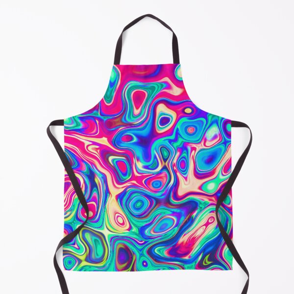 Item preview, Psychedelic Liquid Swirl - Ocean designed and sold by TotallyRetroArt.