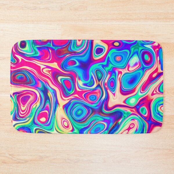 Item preview, Psychedelic Liquid Swirl - Ocean designed and sold by TotallyRetroArt.