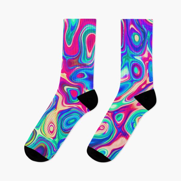 Item preview, Psychedelic Liquid Swirl - Ocean designed and sold by TotallyRetroArt.
