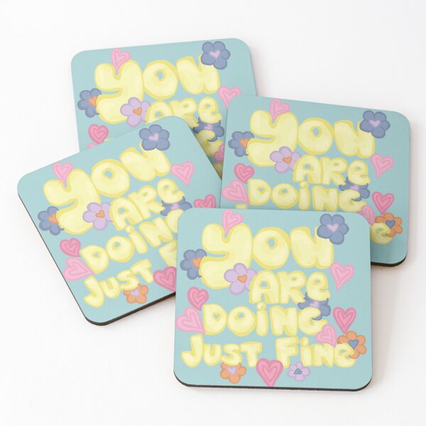Item preview, you are doing just fine! designed and sold by kellbell-create.