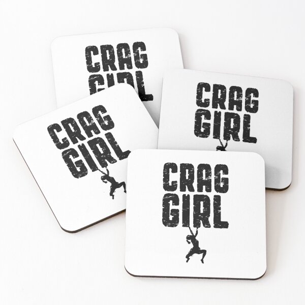 Item preview, Crag Girl Rock Climbing Bouldering Funny Climber designed and sold by GrandeDuc.