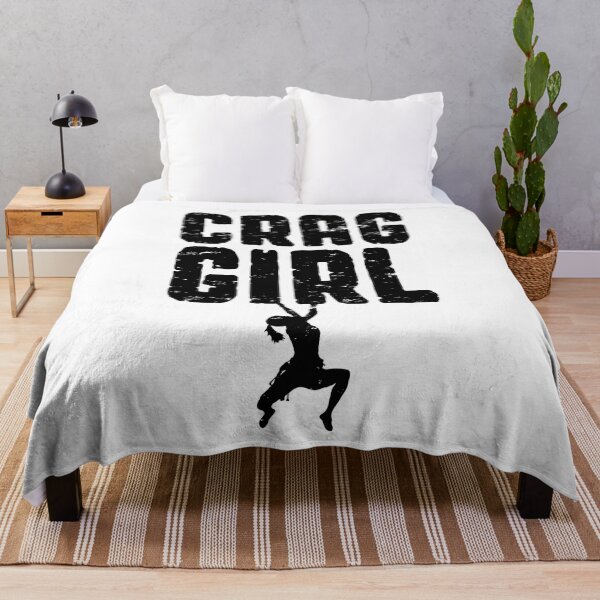 Item preview, Crag Girl Rock Climbing Bouldering Funny Climber designed and sold by GrandeDuc.