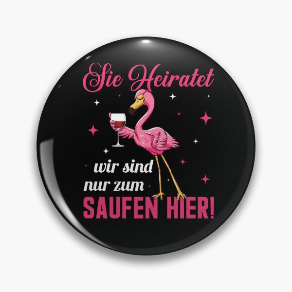 Item preview, Flamingo JGA Geschenk Junggesellenabschied Party Saufen JGA designed and sold by Lenny Stahl.
