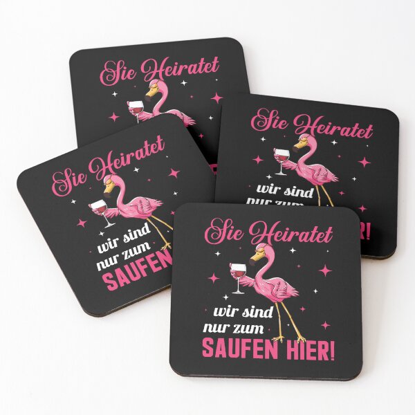 Item preview, Flamingo JGA Geschenk Junggesellenabschied Party Saufen JGA designed and sold by Lenny Stahl.