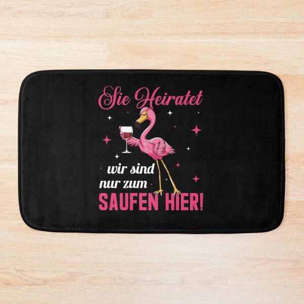 Item preview, Flamingo JGA Geschenk Junggesellenabschied Party Saufen JGA designed and sold by Lenny Stahl.