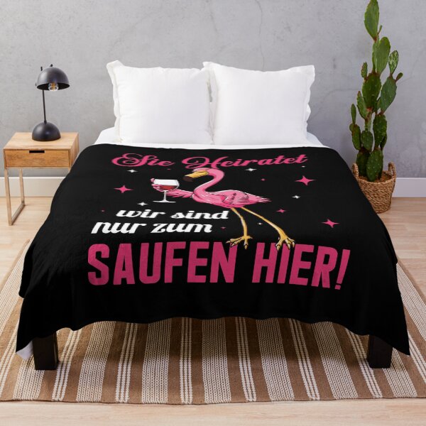 Item preview, Flamingo JGA Geschenk Junggesellenabschied Party Saufen JGA designed and sold by Lenny Stahl.
