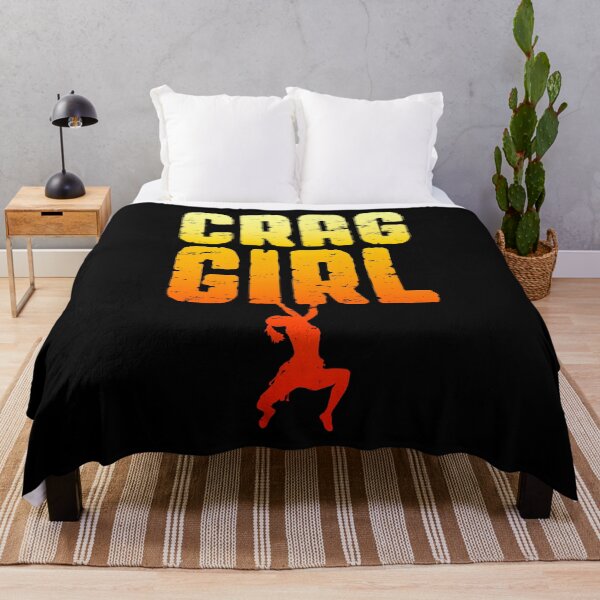 Item preview, Crag Girl Rock Climbing Bouldering Funny Climber designed and sold by GrandeDuc.