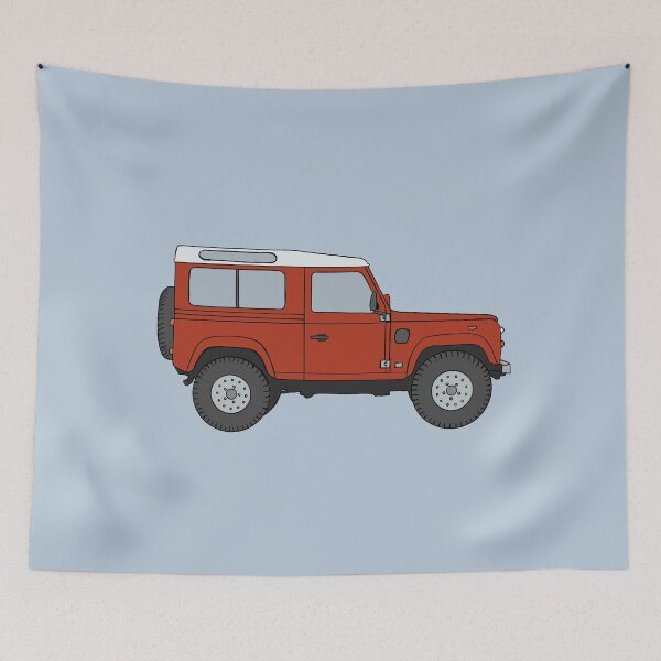 Item preview, Defender 90 SUV - Crimson Red designed and sold by littleparis.