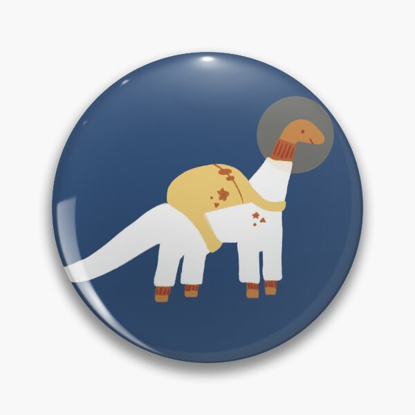 Item preview, Orange Space Dinosaur designed and sold by barooshy.