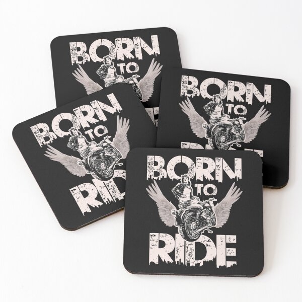 Item preview, motorcycle riding shirt summer badass born to ride designed and sold by la-petite-folie.