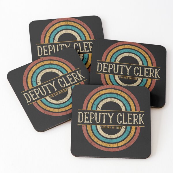Item preview, Deputy Clerk Vintage Retro  designed and sold by bridieshana717.
